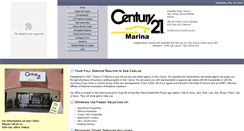 Desktop Screenshot of century21marina.com